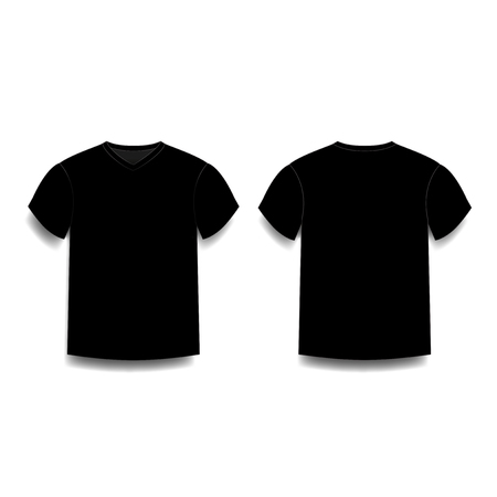 T template shirt black back T template shirt black back
